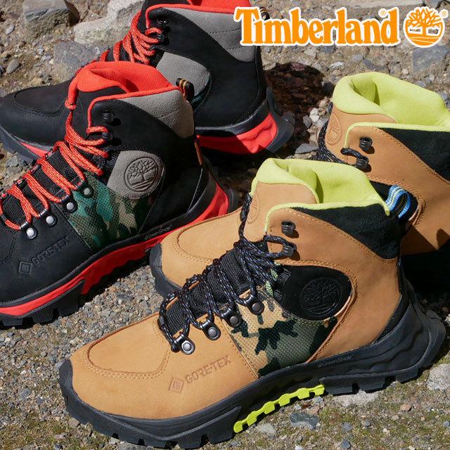 ティンバーランド Timberland メンズ スニーカー ゴアテックス 防水 ミッドカット ハイキングシューズ TB0A2EP2 ウィートヌバック W カモ TB0A2EK1｜smw