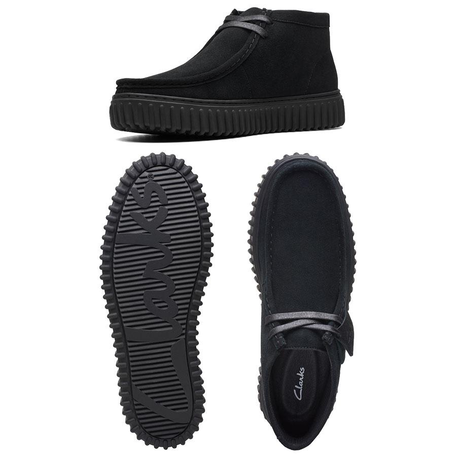 Clarks（クラークス） 爆買 メンズ 厚底 ショートブーツ トーヒル ハイ