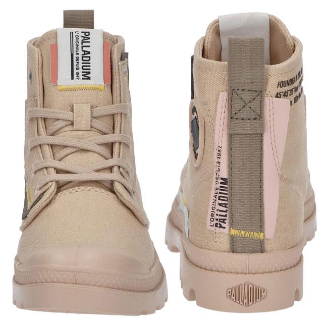 パラディウム スニーカー ハイカット レディース パンパ アンダーレイヤー キャンバススニーカー 99183 008 215 サファリ | PALLADIUM | 11