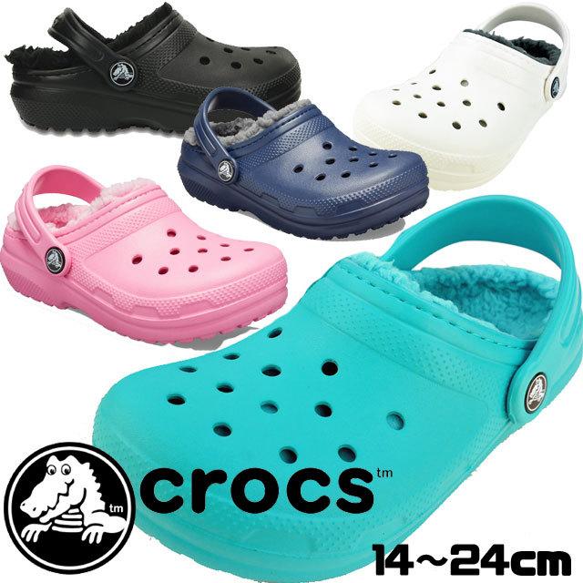 クロックス crocs 男の子 女の子 子供靴 キッズ ジュニア サンダル クラシックラインド クロッグ k クロッグサンダル 203506 10M ホワイト 白 4SL 060 ブラック｜smw