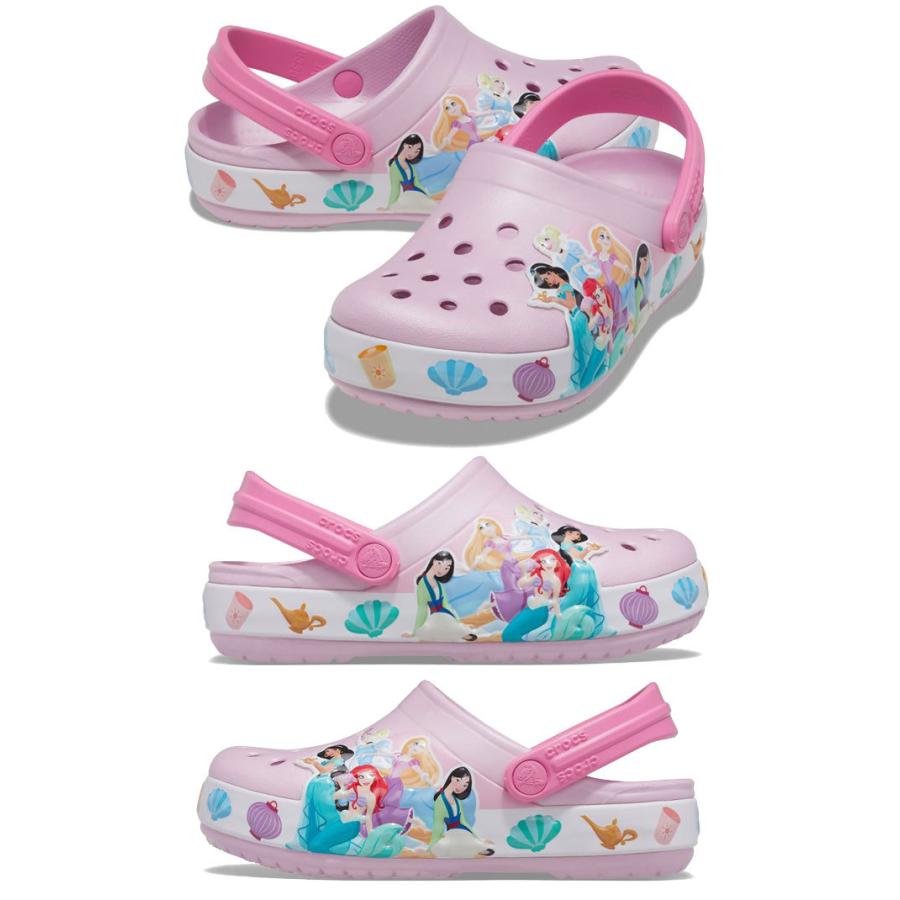 クロックス サンダル Crocs 女の子 子供靴 キッズ ジュニア 光る靴 クロッグ ファンラブ ディズニープリンセス ライツクロッグ K 7466 6gd バレリーナピンク シューマートワールド 通販 Paypayモール