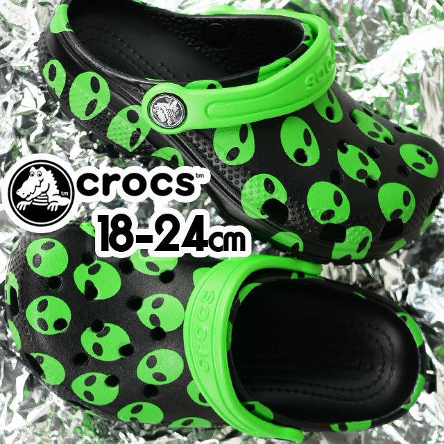 クロックス キッズ サンダル Crocs 男の子 子供靴 ジュニア クラシック イージー アイコン クロッグ クロッグサンダル 宇宙人 7599 001 ブラック 黒 I50 7599 001 シューマートワールド 通販 Yahoo ショッピング