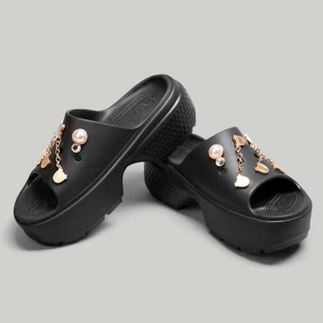 crocs（クロックス） 爆買 厚底 スライドサンダル レディース ストンプ