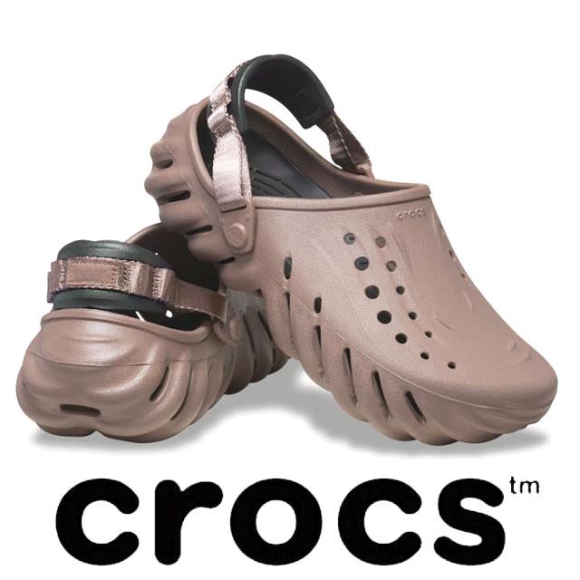 crocs echo clog サボサンダル 28センチ ブラウン crocs echo clog サボサンダル 28センチ ブラウン Amazon