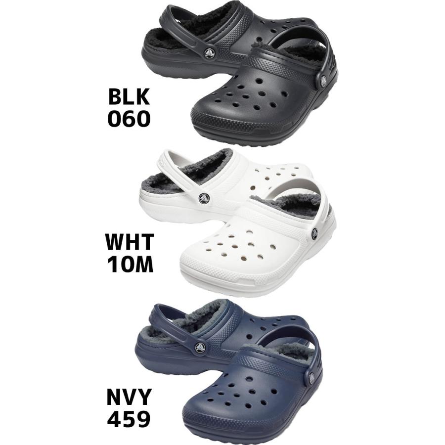 クロックス crocs メンズ レディース サンダル クラシック ラインド クロッグ コンフォートサンダル 防寒203591 ブラック 黒 ホワイト 白 ネイビー エスプレッソ｜smw｜08