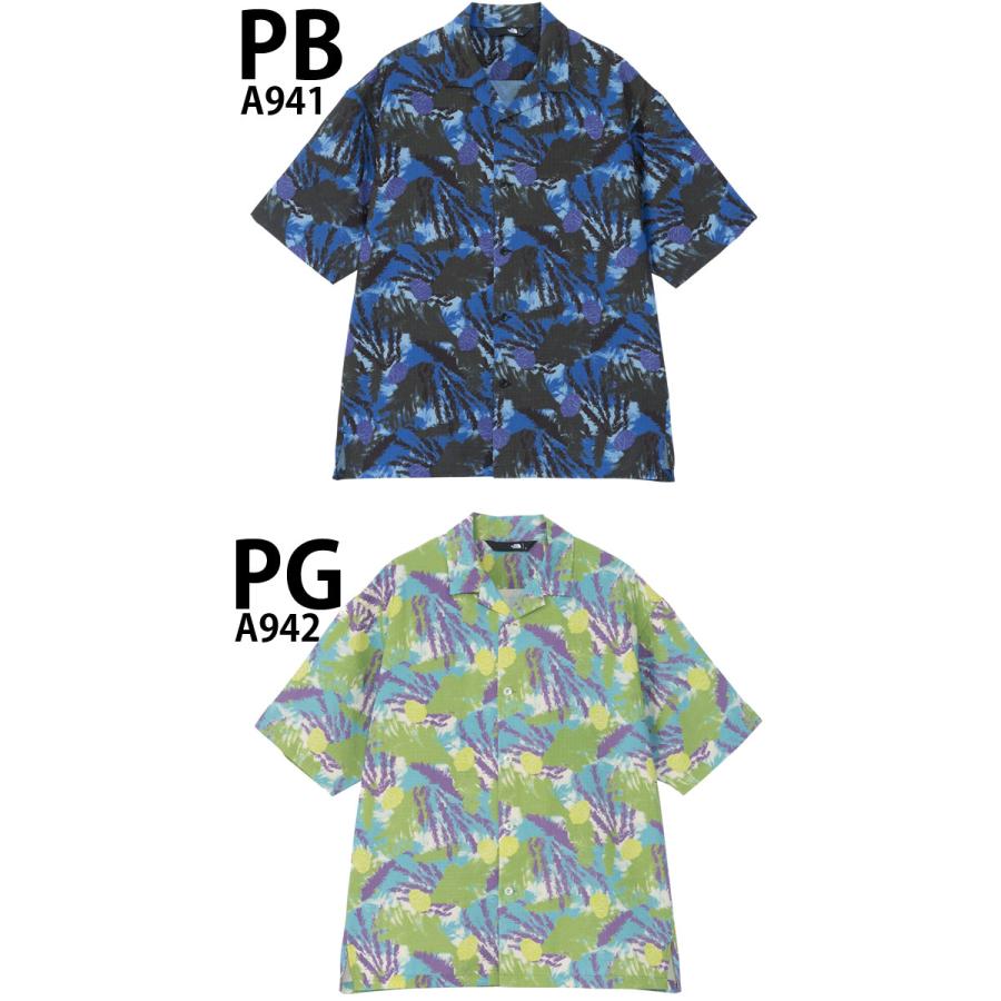 THE NORTH FACE アロハシャツ セットアップ XL 水色 THE NORTH FACE ノースフェイス セットアップ アロハベント