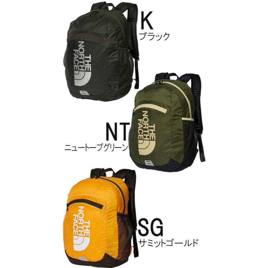 ザ・ノースフェイス 男の子 女の子 キッズ ジュニア リュック NMJ72354 K メイフライデイ 15L バッグ バック BAG ポケッタブル コンパクト 外出｜smw｜05