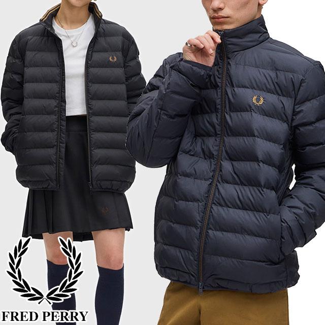 フレッドペリー ダウンジャケット ブラック 楽天市場】Fred Perry フレッドペリー スタンドカラー ダウン