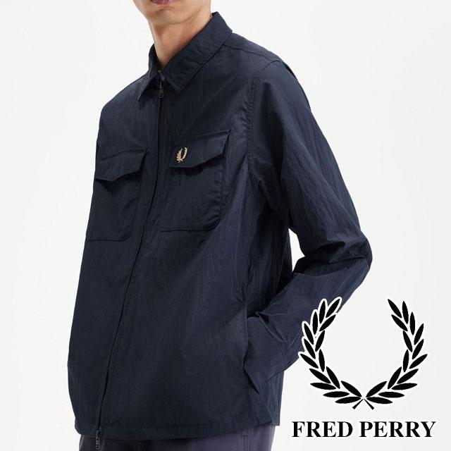 FRED PERRY フレッドペリー シャツジャケット メンズ ポケット FRED PERRY フレッドペリー シャツジャケット メンズ ポケット