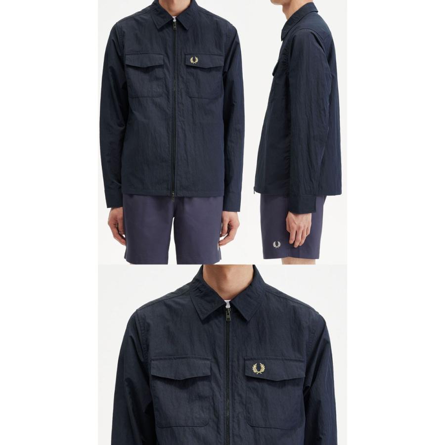 FRED PERRY フレッドペリー シャツジャケット メンズ ポケット FRED PERRY フレッドペリー シャツジャケット メンズ ポケット