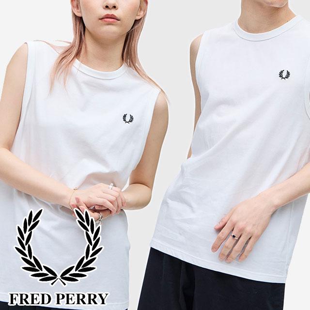 FRED PERRY フレッドペリー★タンクトップ★ノースリーブ★イングランド製 FRED PERRY フレッドペリー タンクトップ レディース クルー