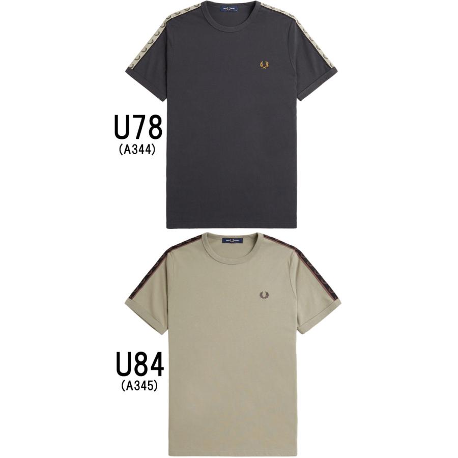 フレッドペリー Tシャツ メンズ コントラスト テープ リンガーT-Shirt 半袖 トップス コットン100％ アパレル ウェア M4613 /ウォームストーン ウォーム 服｜smw｜08