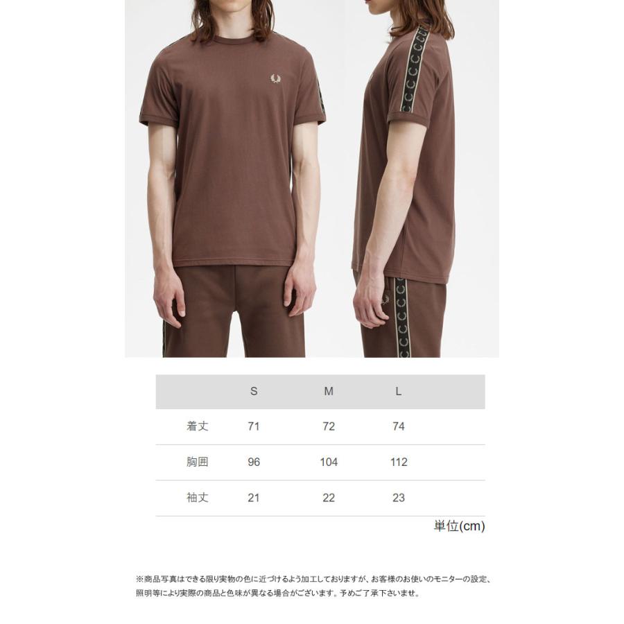 フレッドペリー Tシャツ メンズ コントラスト テープ リンガーT-Shirt 半袖 トップス コットン100％ アパレル ウェア M4613 /ウォームストーン ウォーム 服｜smw｜13