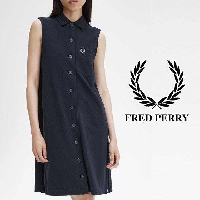 FRED PERRY フレッドペリー ワンピース ノースリーブ レディース FRED PERRY フレッドペリー ワンピース ノースリーブ レディース