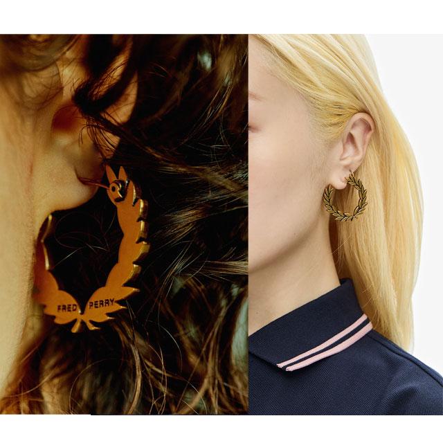 FRED PERRY ピアス　ゴールド　Fred perry フレッドペリー Laurel Wreath Earrings(1SZ 480：GOLD): | FRED PERRY JAPAN