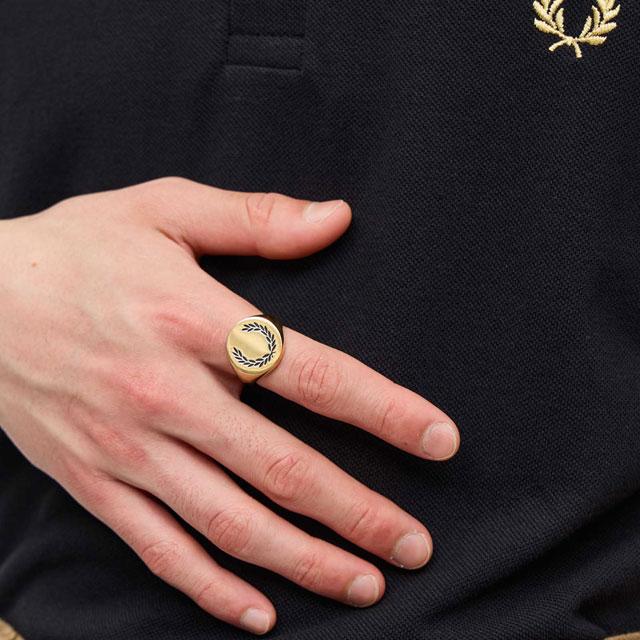 FRED PERRY フレッドペリー メンズ 指輪 MS5700 ローレルリース FRED PERRY フレッドペリー メンズ 指輪 MS5700 ローレルリース