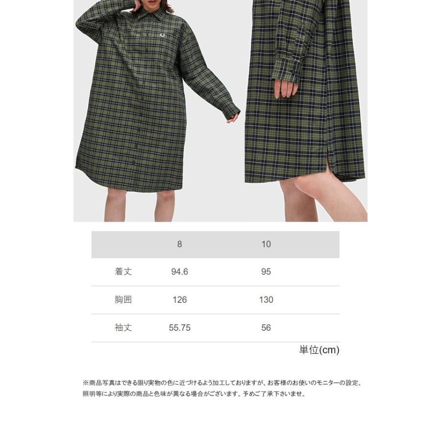 FRED PERRY（フレッドペリー） シャツワンピース レディース チェック