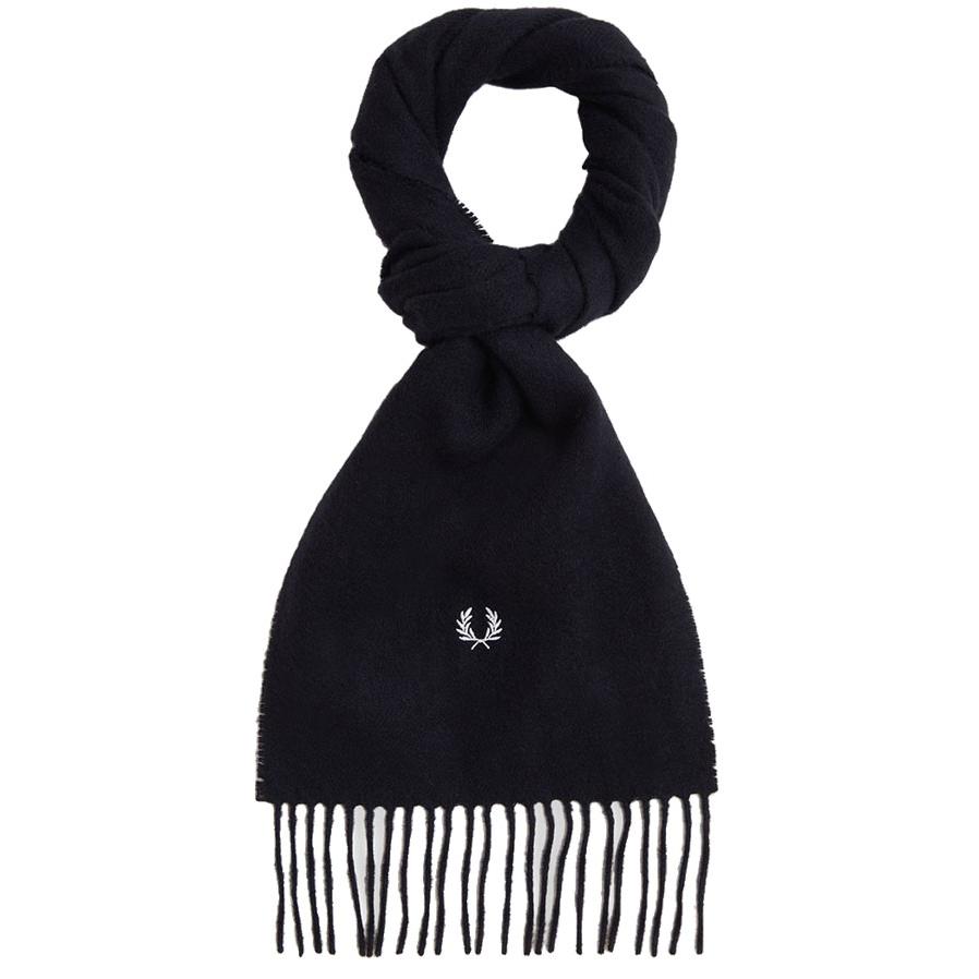FRED PERRY（フレッドペリー） マフラー メンズ ラムウールスカーフ