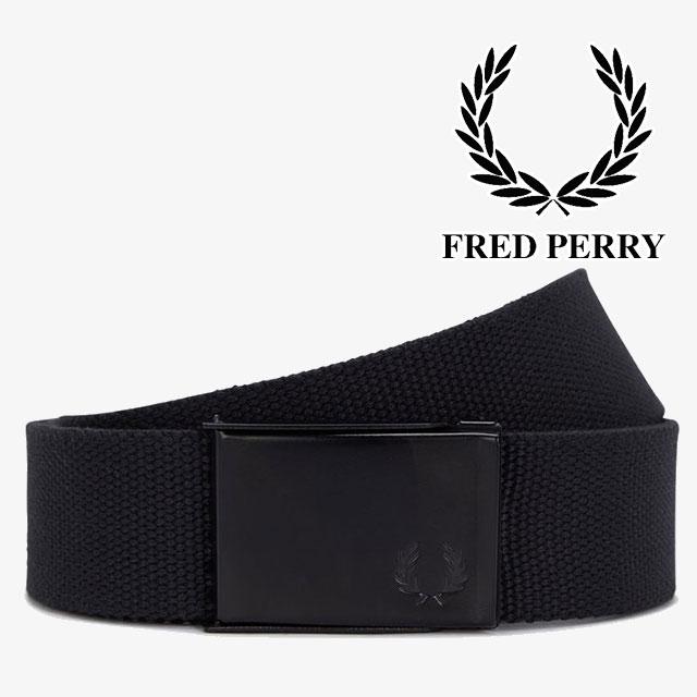 FRED PERRY フレッドペリー ウェビング ブランデッドベルト FRED PERRY フレッドペリー ウェビング ブランデッドベルト