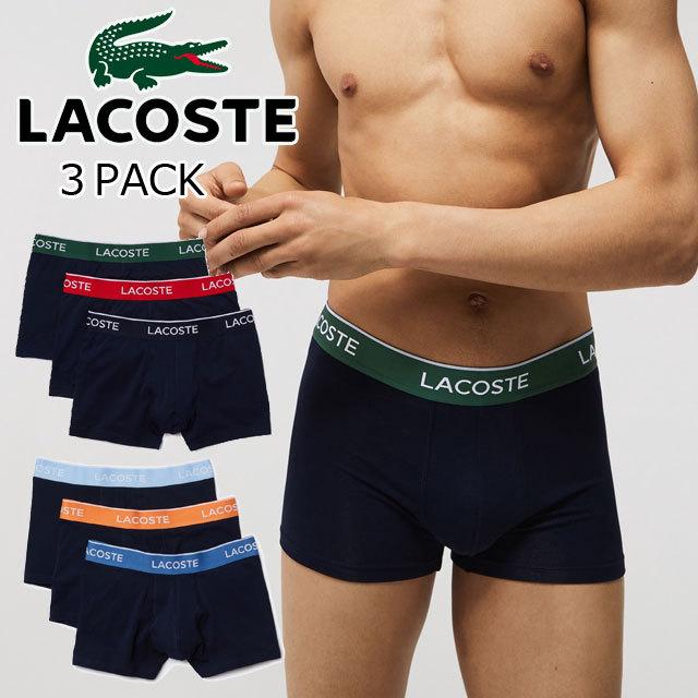 LACOSTE ラコステ メンズ ボクサーパンツ 5H3401L コントラストカラー 