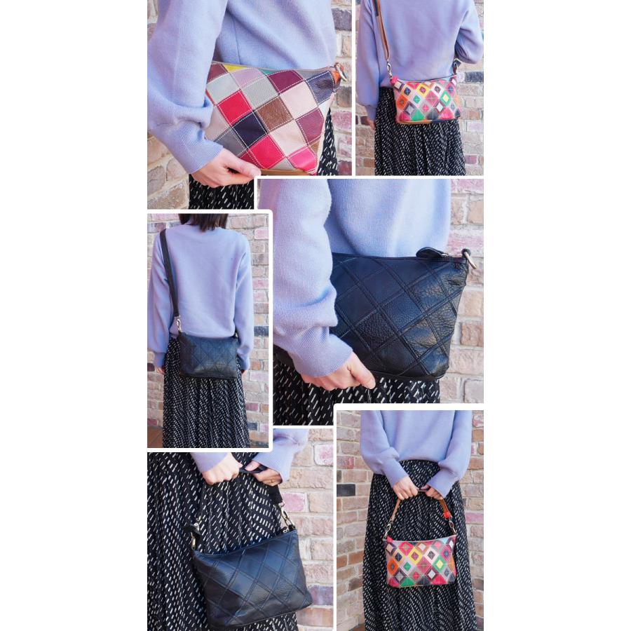 エスタシオン Estacion レディース ハンドバッグ 3way 本革 BAG レザー