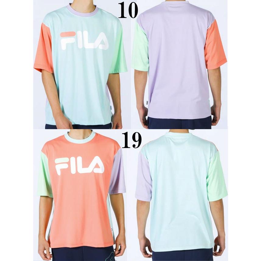 フィラ Fila メンズ レディース ジュニア Tシャツ 半袖 半そで Fm5184 ユニセックス スポーツ スポーティー パステルカラー シューマートワールド 通販 Paypayモール