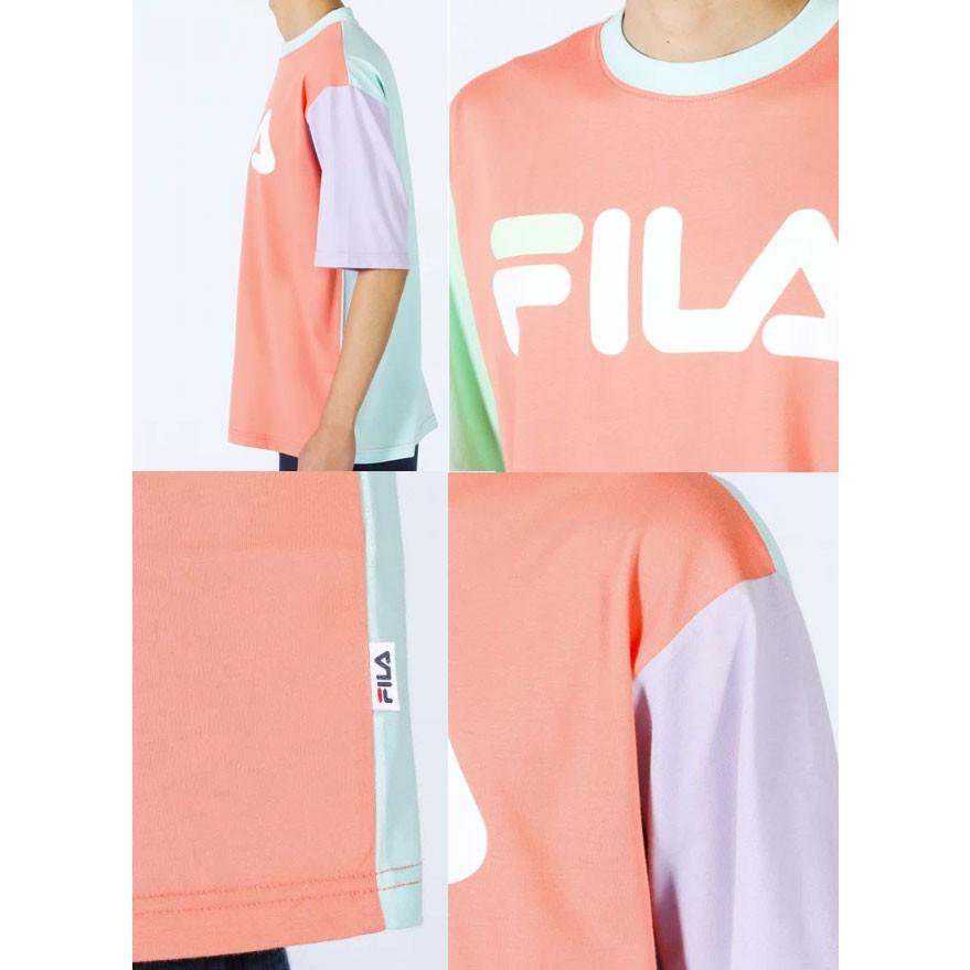 フィラ FILA メンズ レディース ジュニア Tシャツ 半袖 半そで FM5184 ユニセックス スポーツ スポーティー パステルカラー｜smw｜04