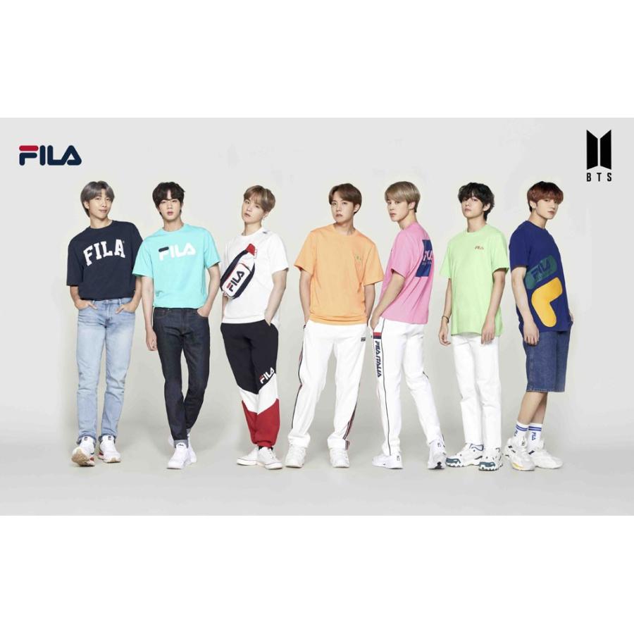 もれなくファイル8枚プレゼント フィラ Fila メンズ レディース Bts着用モデル Tシャツ 全7種類 Fm9357 ユニセックス 男女兼用 Freeサイズ シューマートワールド 通販 Paypayモール