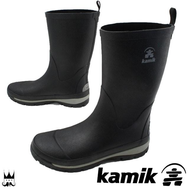 シューマートワールド カミック Kamikメンズ レインブーツ ロング Lars レインシューズ ロングブーツ ラバーブーツ 長靴