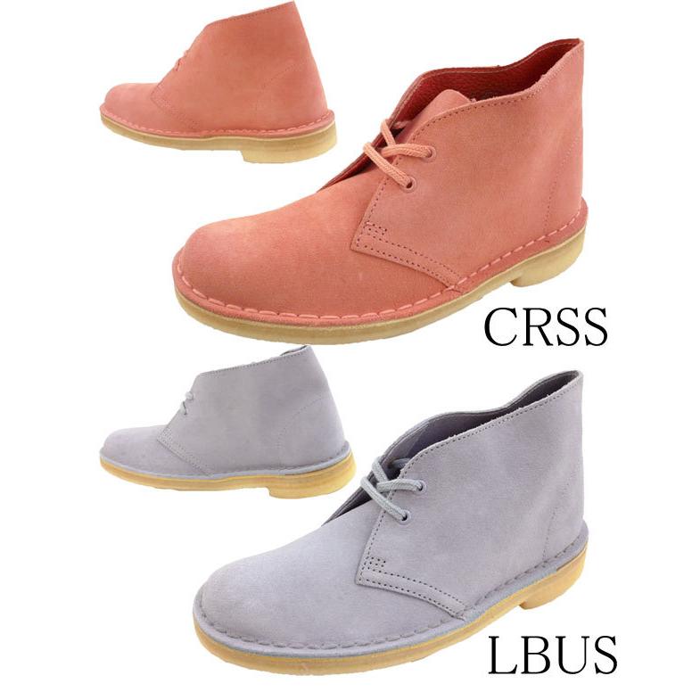 クラークス Clarks レディース デザートブーツ ショートブーツ 本革 靴 Crss コーラルスエード Lbus ライトブルースエード 350g シューマートワールド 通販 Paypayモール