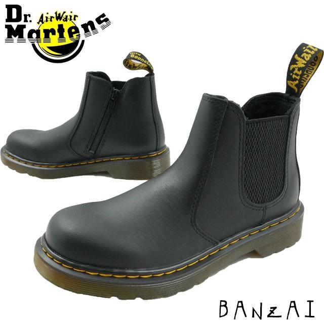 手数料安い ドクターマーチン Dr Martens コア キッズ バンザイ チェルシーブーツ サイドゴアブーツ 男の子 女の子 子供靴 ジュニア 黒 ブラック 全国組立設置無料 Www Muslimaidusa Org
