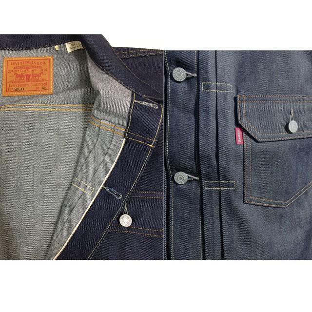 リーバイス LEVI'S メンズ ジャケット 1936モデル TYPE I トラッカージャケット 705060028 RIGID デニムジャケット ジージャン インディゴ ネイビー トップス｜smw｜05