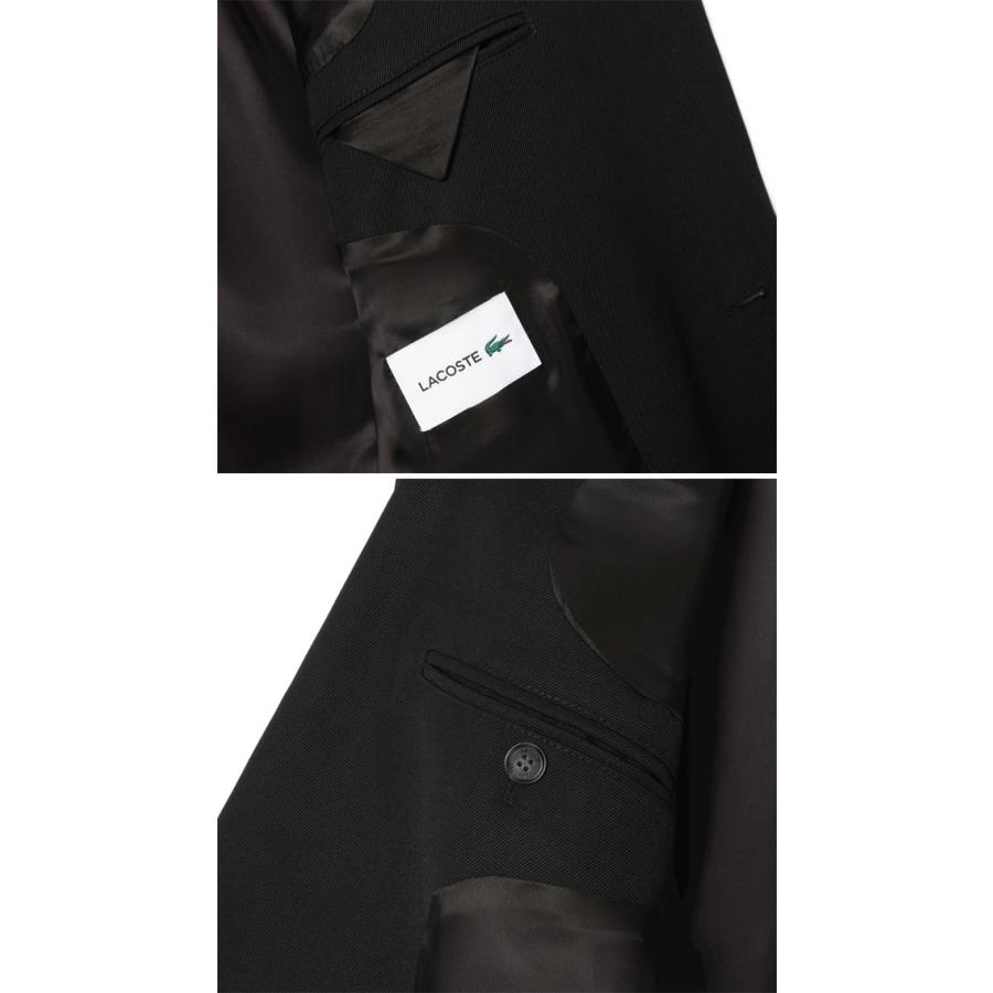 ラコステ テーラードジャケット メンズ VH8506 ウールブレンドツイルブレザー トップス アウター Jacket 上着 長袖 ポケット シンプル きれカジの画像