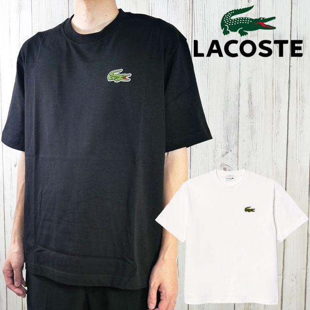 LACOSTE（ラコステ） Tシャツ メンズ TH2745 シェニールワニロゴルーズ