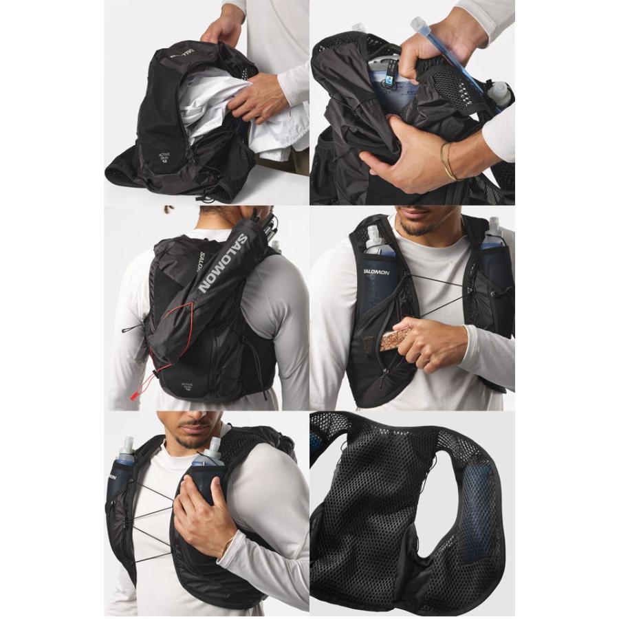 SALOMON（サロモン） ランニングベスト メンズ LC2462300 ACTIVE SKIN