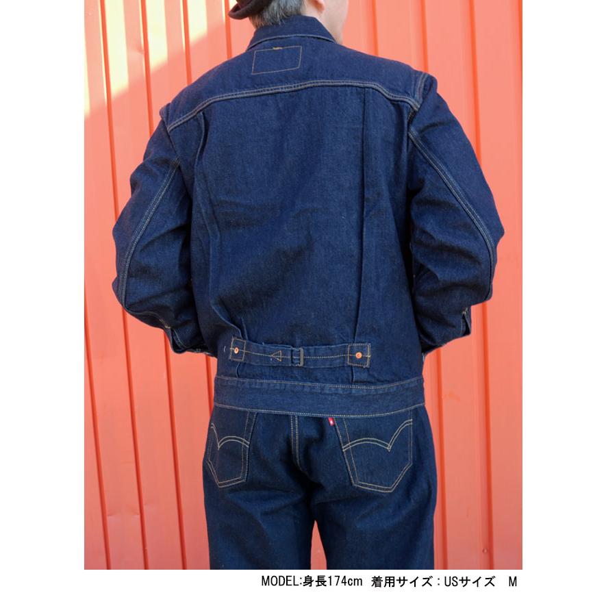 リーバイス デニムジャケット メンズ A31740030 TYPE I トラッカージャケット セルビッジ Gジャン ジージャン 赤タブ トップス ウェア 長袖 上着の画像