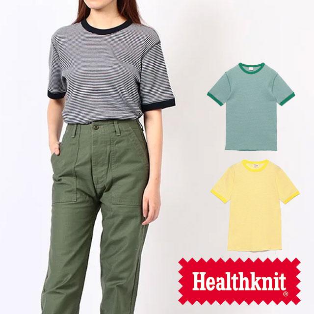 Healthknit（ヘルスニット） Tシャツ メンズ 602S ベーシックワッフル