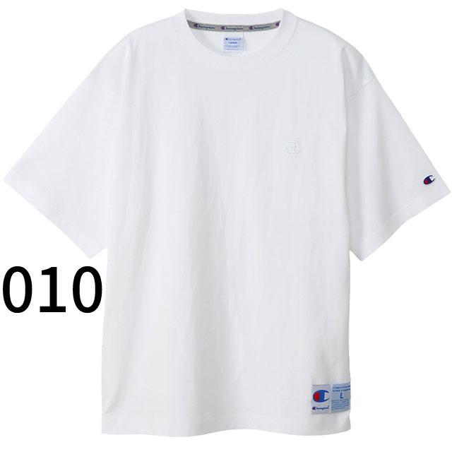 チャンピオン Champion Tシャツ メンズ レディース C3-V331 ショートスリーブティーシャツ アクションスタイル 半袖 ハーフスリーブ ロゴ 刺繍 ワンポイント 白｜smw｜08