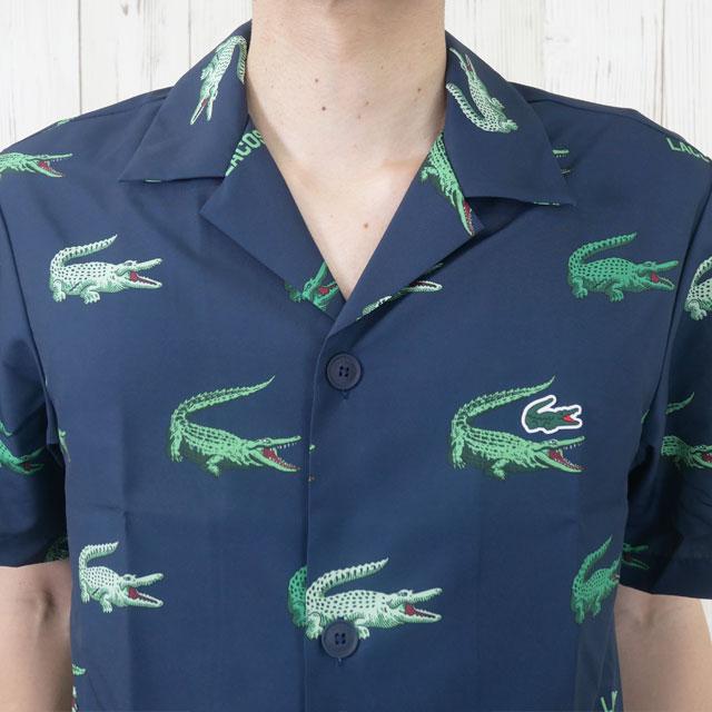 新品 ラコステ LACOSTE ストレッチゴルフオープンネックシャツ 半袖 XS LACOSTE（ラコステ） メンズ シャツ CH5619-99 ストレッチゴルフ