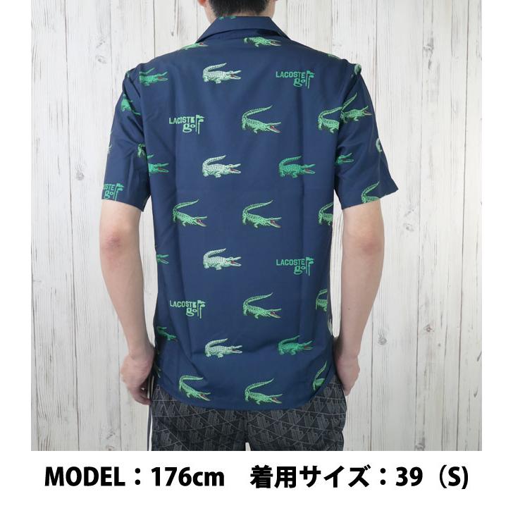 LACOSTE 波模様 半袖シャツラコステライブ LACOSTE 波模様 半袖シャツラコステライブ