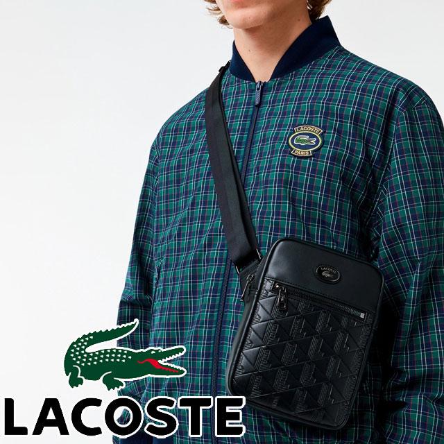 LACOSTE ラコステ バッグ メンズ モノグラムショルダーバッグ