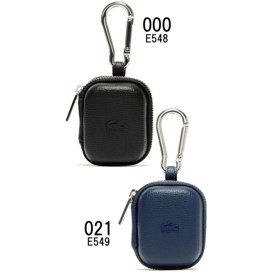 LACOSTE ラコステ イヤホンケース メンズ NH1430 レザーイヤホン