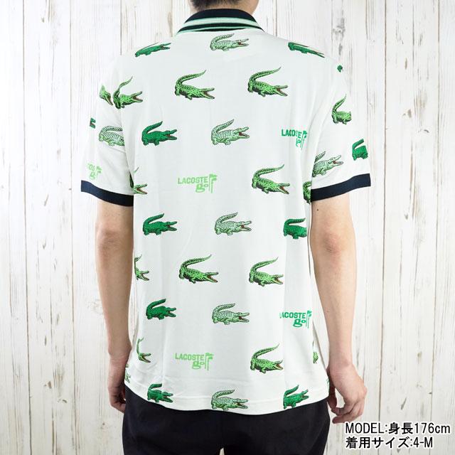LACOSTE（ラコステ） ポロシャツ メンズ DH5181 ウルトラドライ総柄