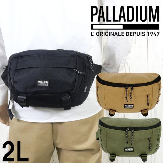 送料無料 ウエストポーチ ボディバッグ メンズ レディース AW 秋冬 新作 秋新作 冬新作 人気 流行 定番 2026 パラディウム PALLADIUM BG655 BAG ロゴ撥水ウエストバッグ ナイロン 撥水 旅行 鞄 アウトドア コンパクト 黒 茶色 緑 PALLADIUM（パラディウム） ボディバッグ メンズ BG655 ロゴ撥水