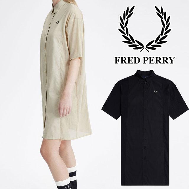 FRED PERRY フレッドペリー ワンピース レディース D7170 シアー FRED PERRY フレッドペリー ワンピース レディース D7170 シアー