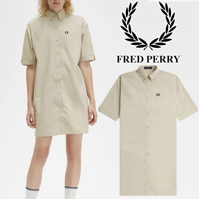 フレッドペリー FRED PERRY ワンピース レディース D5175 リラックス シャツドレス シャツワンピース 半袖 春夏 きれいめ ガーリー  シンプル ボタンダウン 刺繍 :r87-d5175:シューマートワールド - 通販 - Yahoo!ショッピング