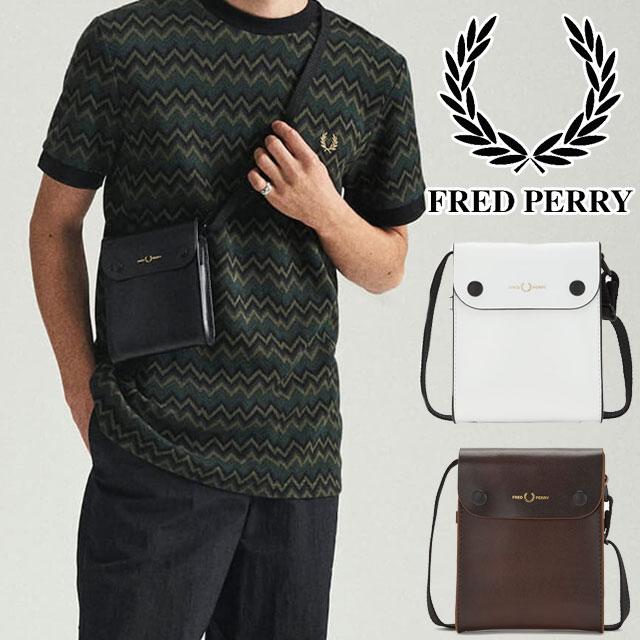 直営店 FRED PERRY レザー風ショルダーバッグ champs21.com