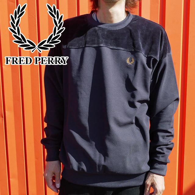 新製品情報も満載フレッドペリー Fred Perry スウェットシャツ メンズ M2631 ベロアパネル トリコット プルオーバー 長袖 トップス アウター 上着 月桂樹 アパレル 紺 ジャージ スウェット メンズファッション ファッション 13 108 Www Tampafamilypsychiatry Com