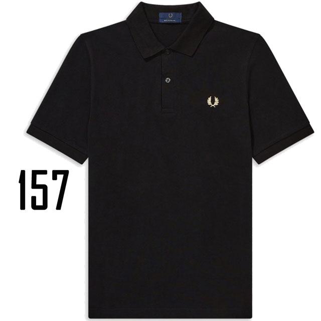 FRED PERRY フレッドペリー ポロシャツ 半袖 襟付きシャツ 黒 40 FRED PERRY フレッドペリー ポロシャツ メンズ レディース M3