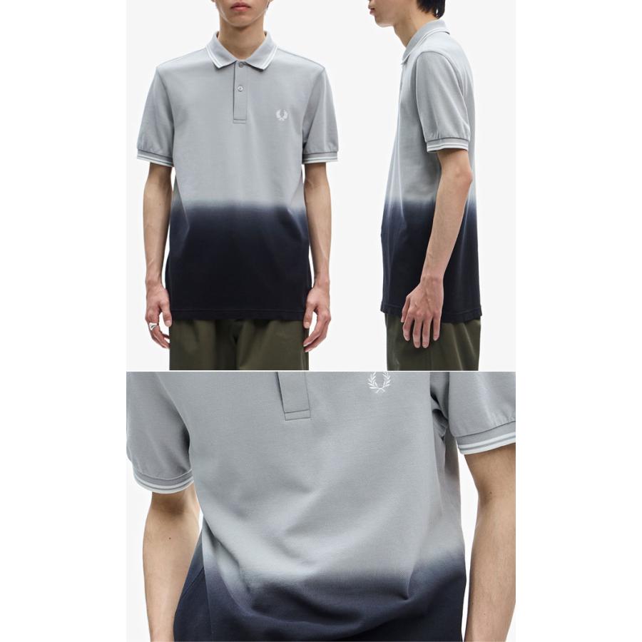 FRED PERRY フレッドペリー ポロシャツ メンズ M5674 オンブレ FRED PERRY フレッドペリー ポロシャツ メンズ M5674 オンブレ